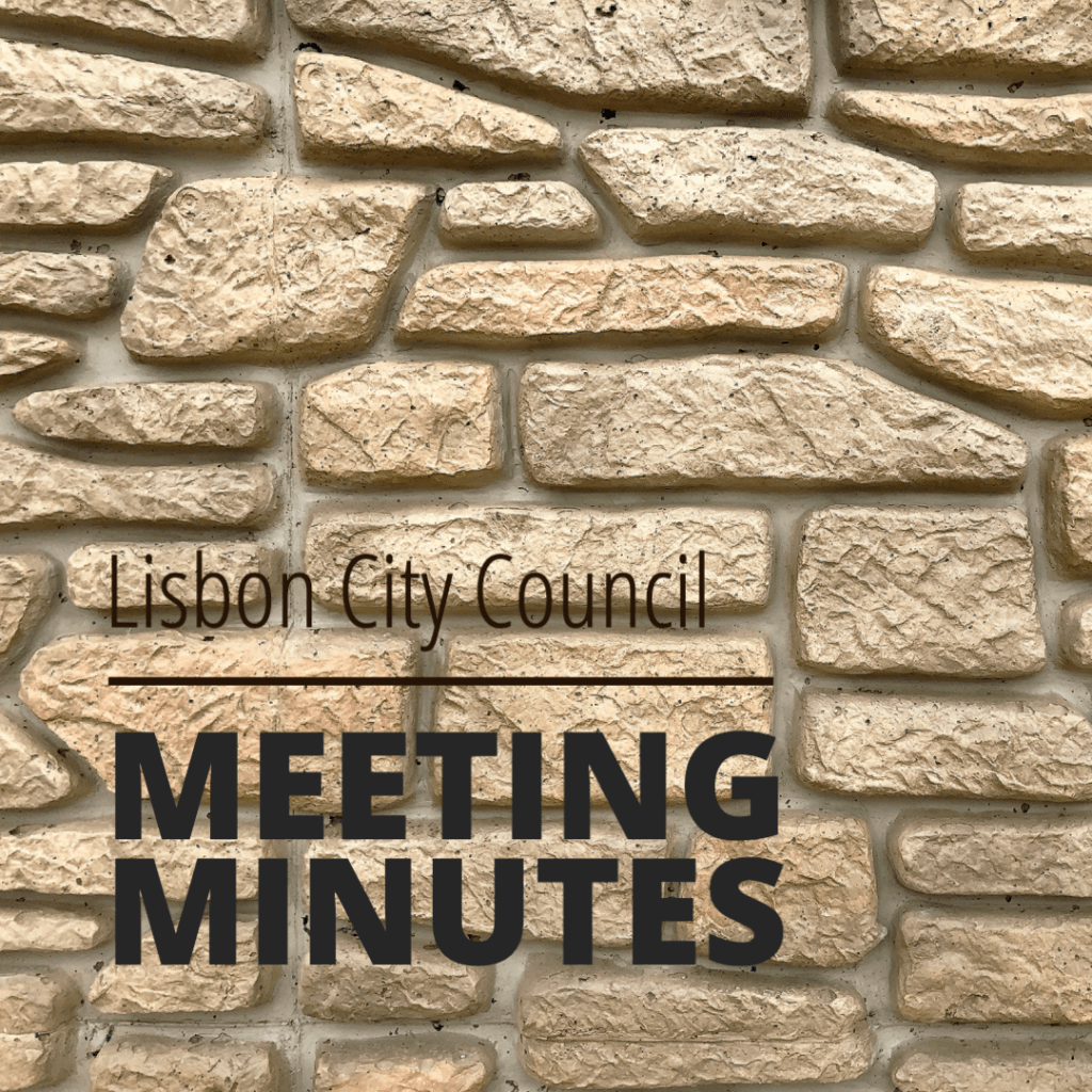 City council meeting minutes – Jan 4, 2021