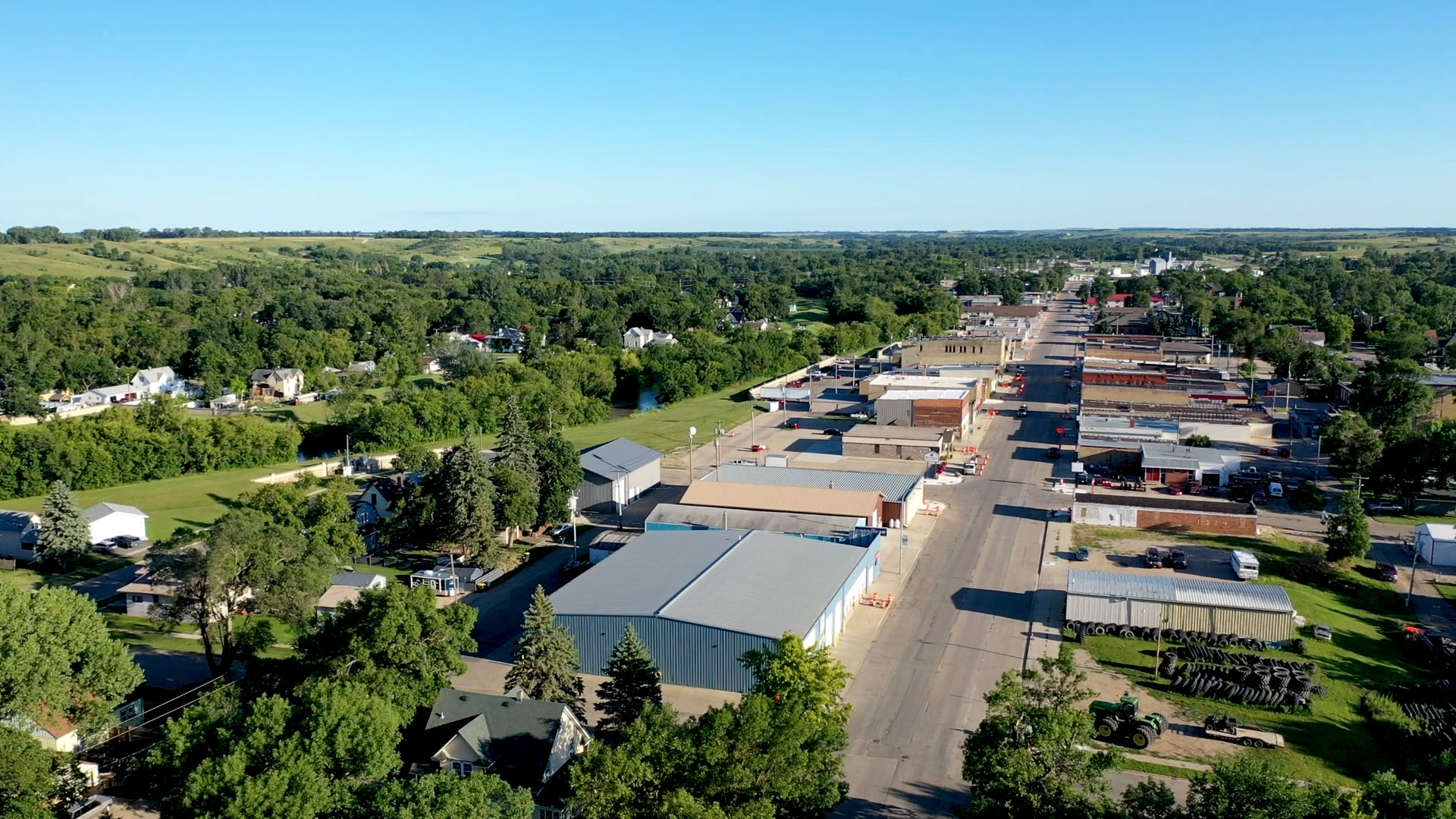 City of Lisbon, ND Sheyenne River Valley North Dakota
